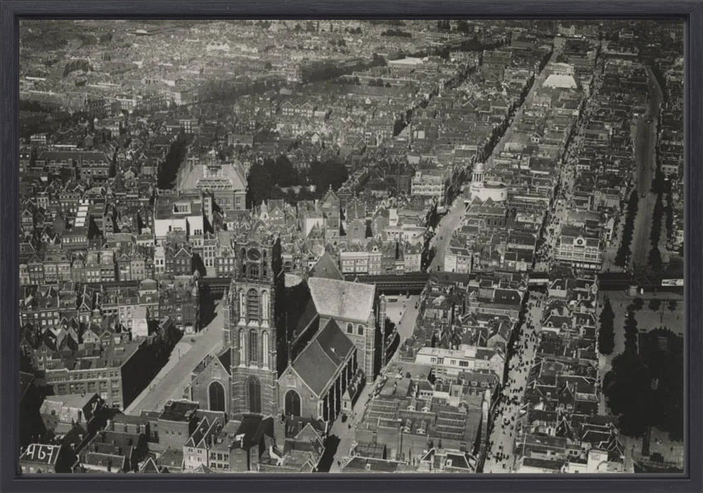 Laurenskerk en de Botersloot - 1922