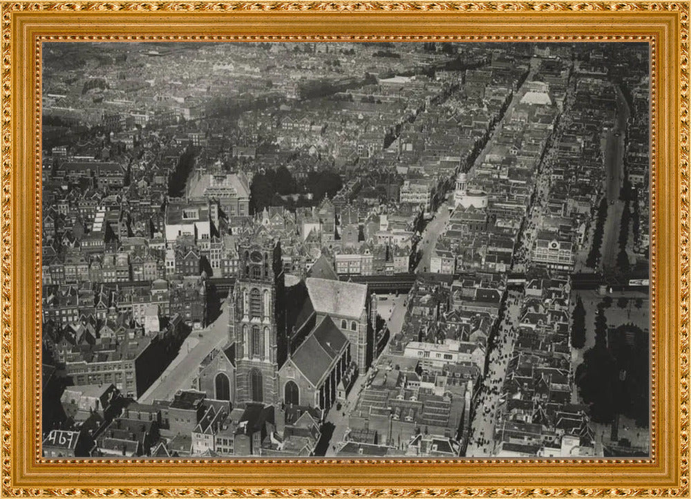 Laurenskerk en de Botersloot - 1922