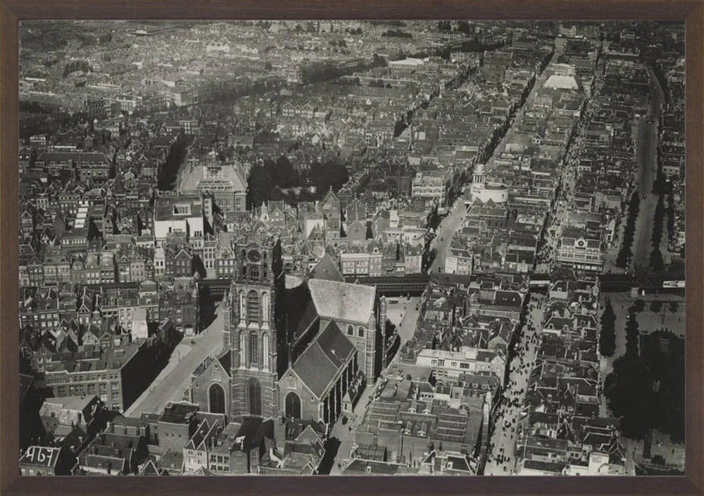 Laurenskerk en de Botersloot - 1922