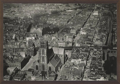 Laurenskerk en de Botersloot - 1922