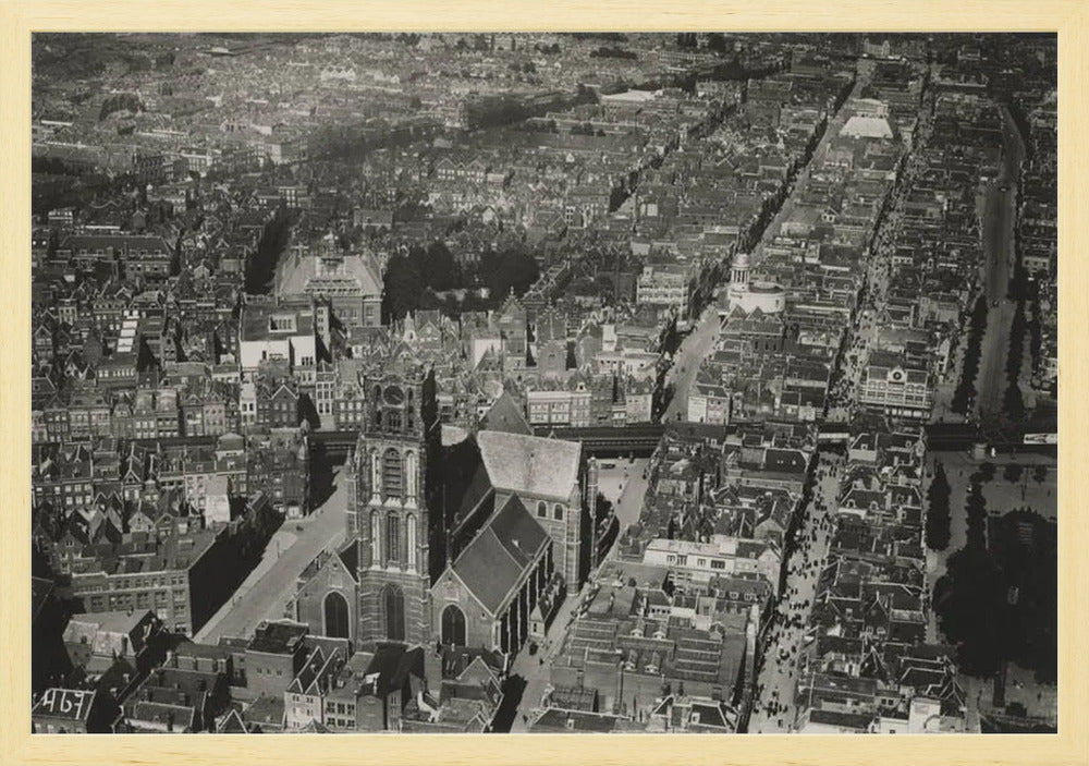 Laurenskerk en de Botersloot - 1922