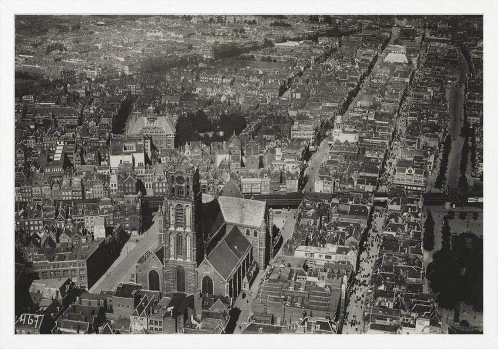 Laurenskerk en de Botersloot - 1922