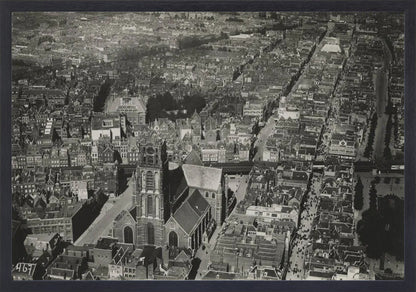 Laurenskerk en de Botersloot - 1922