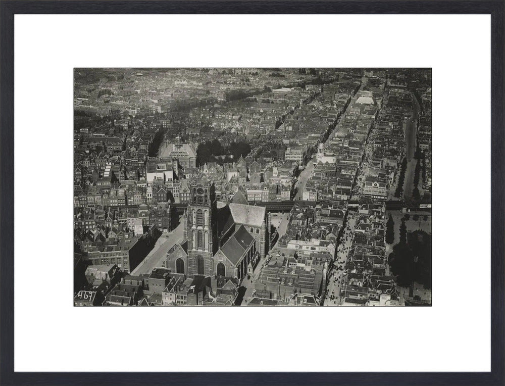 Laurenskerk en de Botersloot - 1922