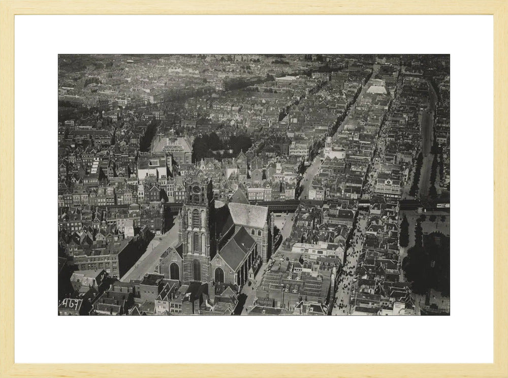 Laurenskerk en de Botersloot - 1922