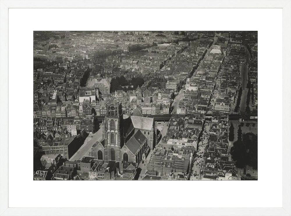 Laurenskerk en de Botersloot - 1922