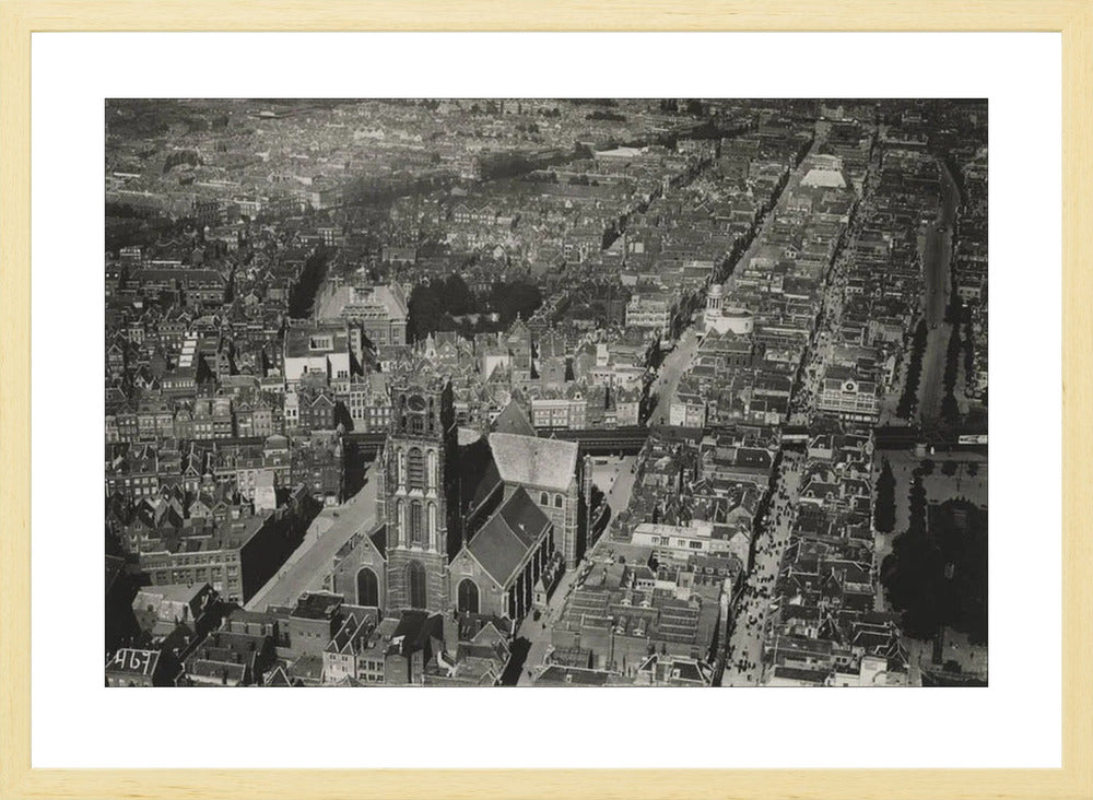 Laurenskerk en de Botersloot - 1922