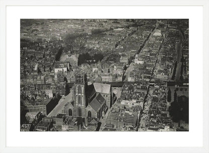 Laurenskerk en de Botersloot - 1922