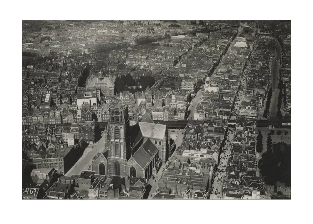 Laurenskerk en de Botersloot - 1922