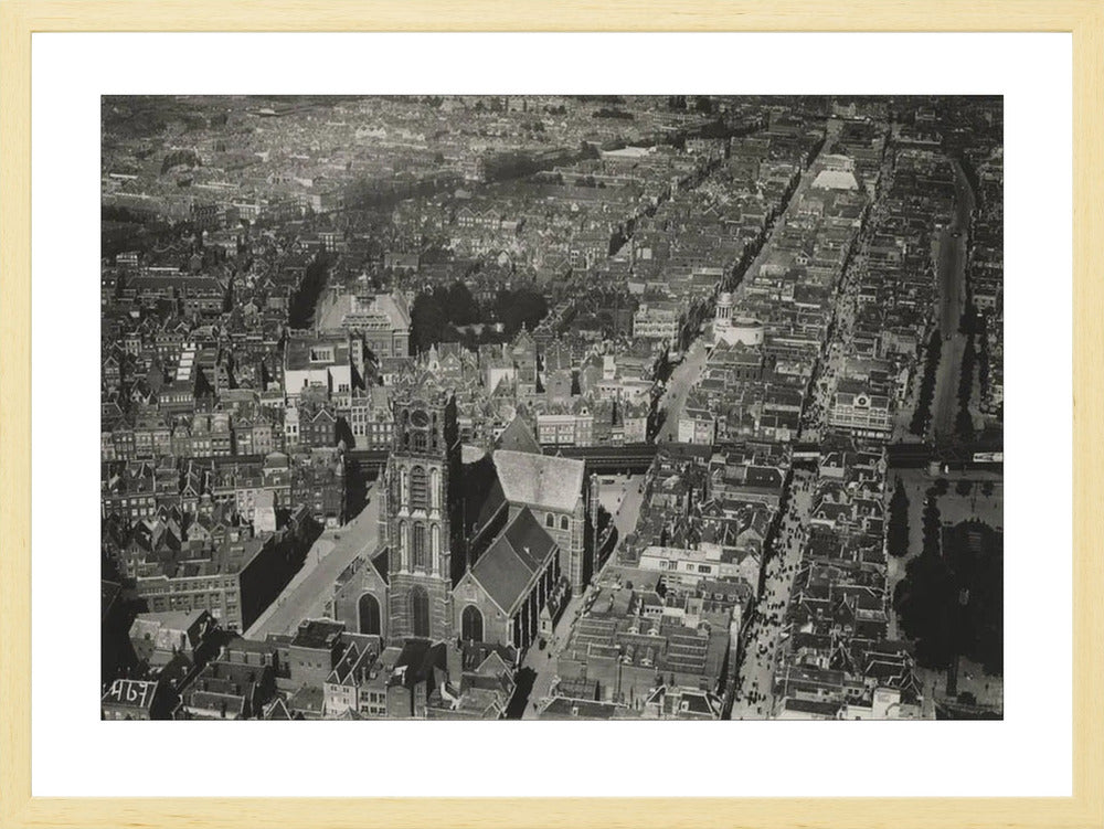Laurenskerk en de Botersloot - 1922
