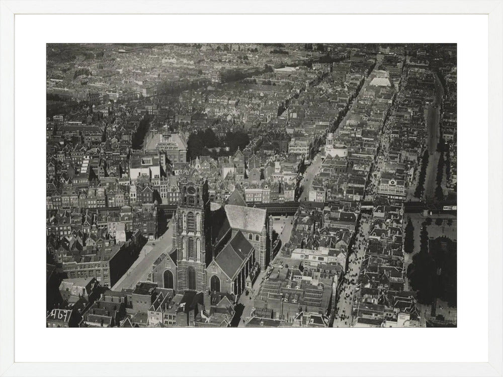 Laurenskerk en de Botersloot - 1922