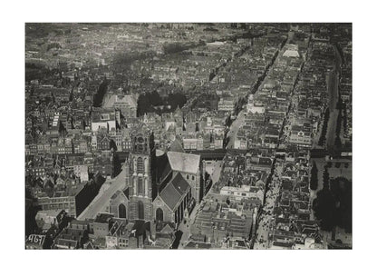 Laurenskerk en de Botersloot - 1922