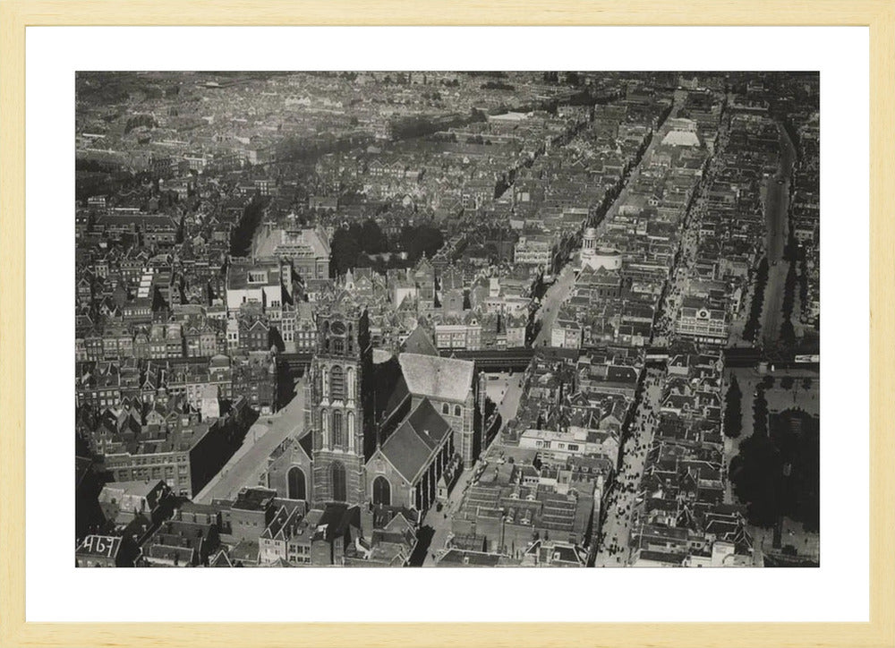 Laurenskerk en de Botersloot - 1922