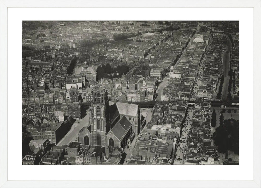 Laurenskerk en de Botersloot - 1922
