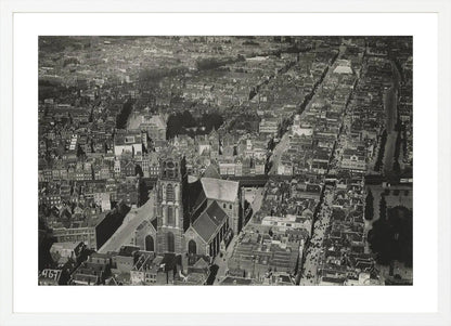 Laurenskerk en de Botersloot - 1922