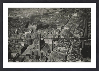 Laurenskerk en de Botersloot - 1922