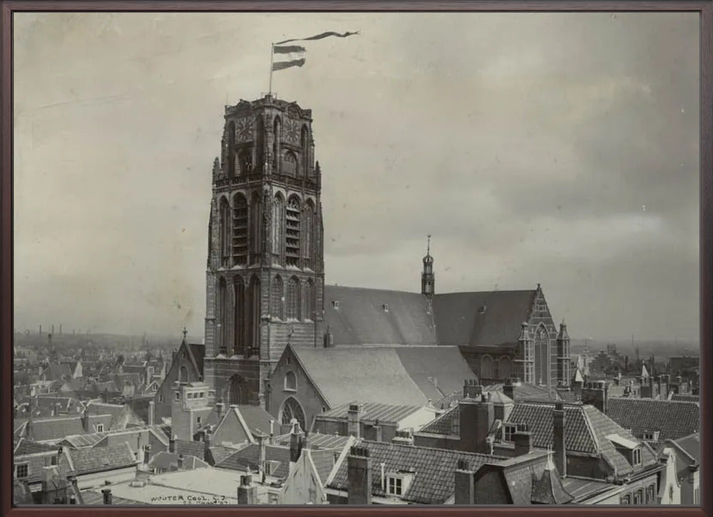 Wapperende Laurenskerk - 1907