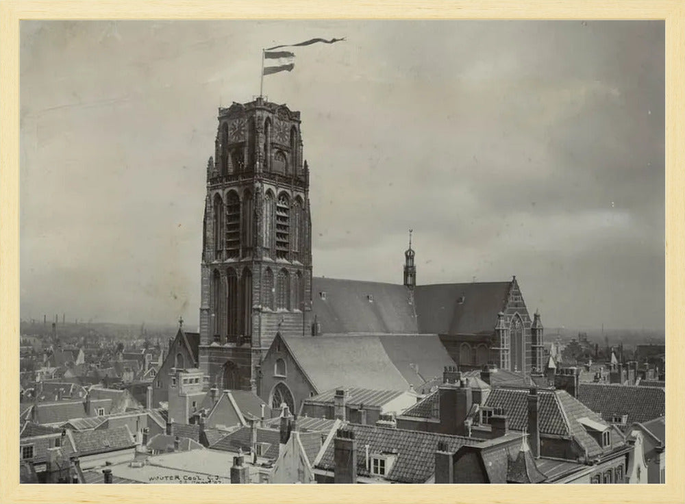 Wapperende Laurenskerk - 1907