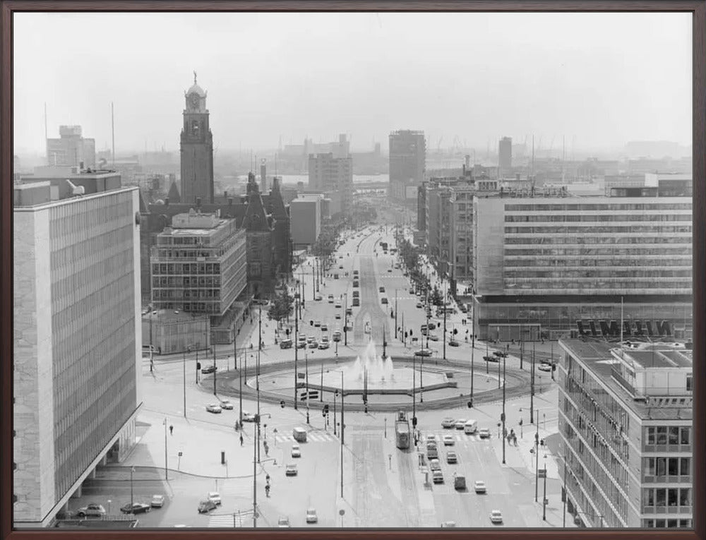 Hofplein en de Coolsingel - 1968