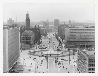 Hofplein en de Coolsingel - 1968