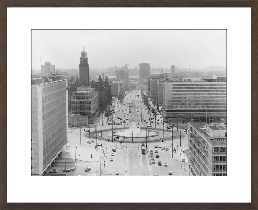 Hofplein en de Coolsingel - 1968