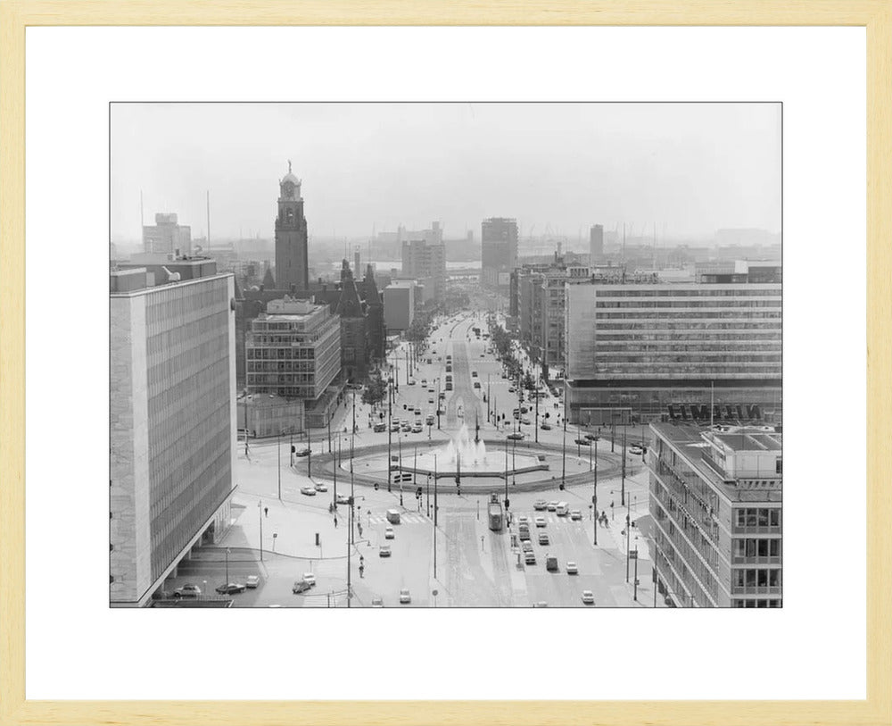 Hofplein en de Coolsingel - 1968