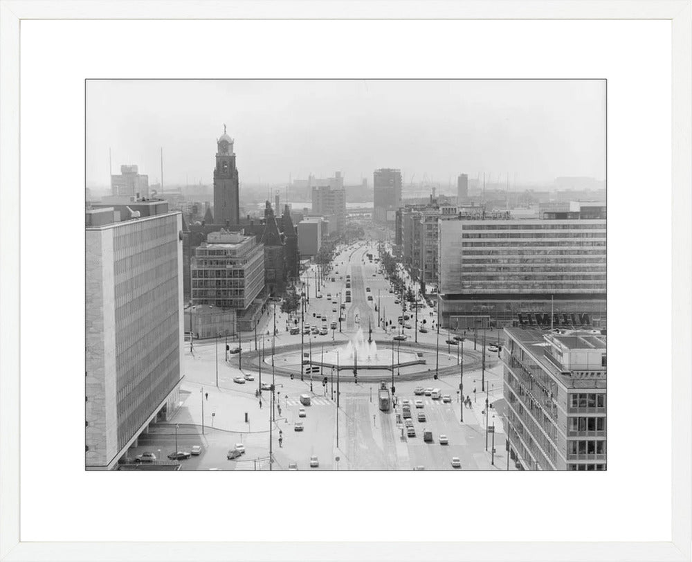 Hofplein en de Coolsingel - 1968