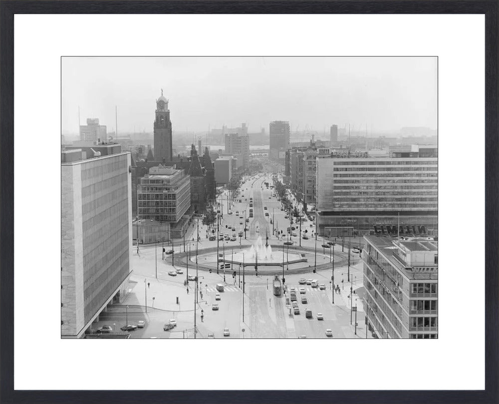 Hofplein en de Coolsingel - 1968