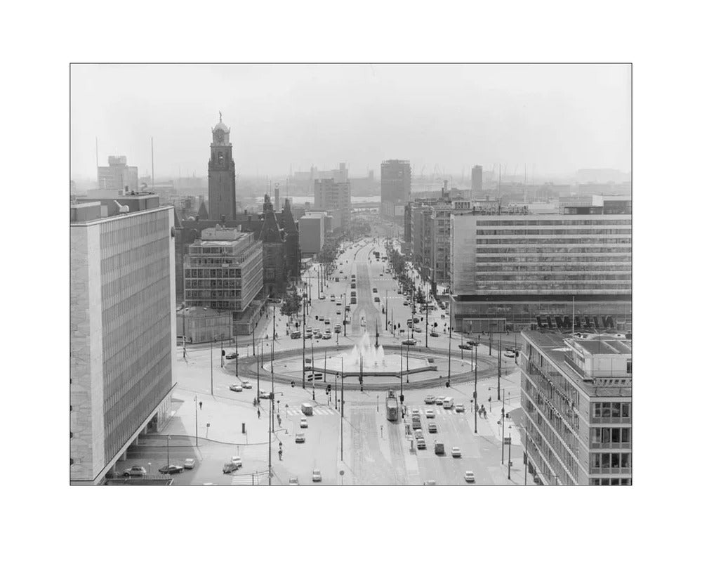 Hofplein en de Coolsingel - 1968