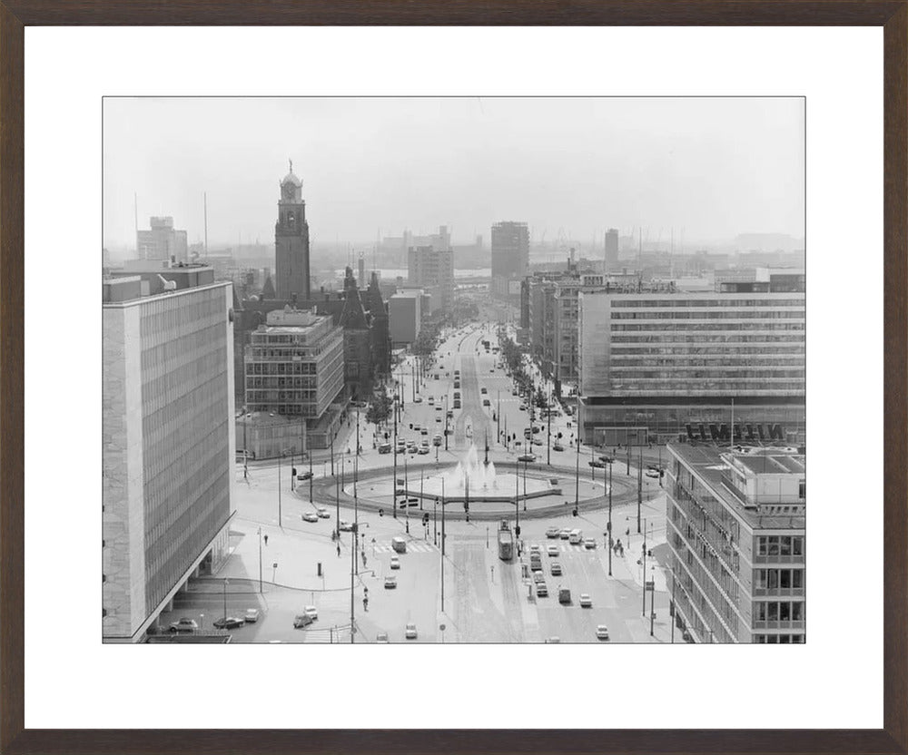 Hofplein en de Coolsingel - 1968