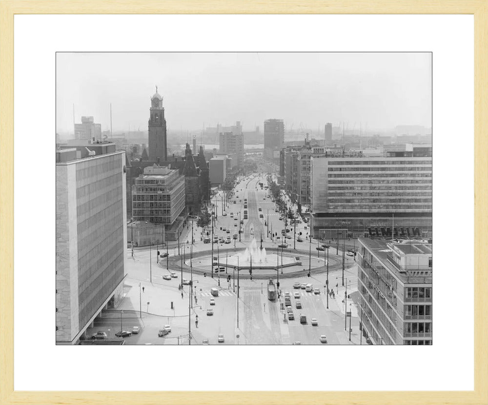 Hofplein en de Coolsingel - 1968
