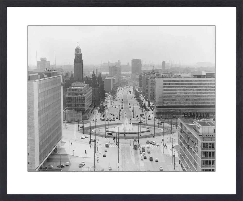 Hofplein en de Coolsingel - 1968