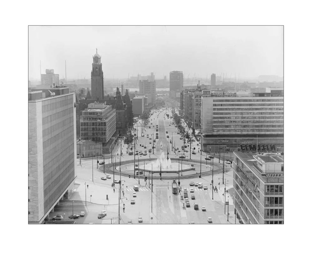 Hofplein en de Coolsingel - 1968
