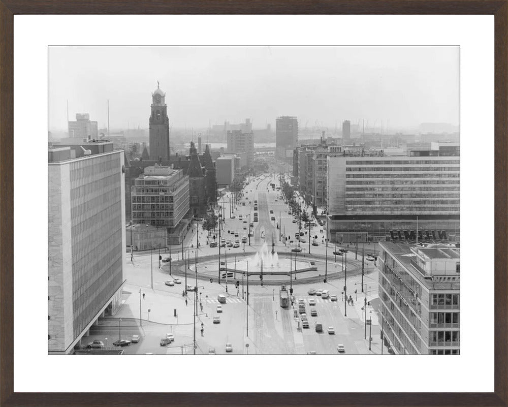 Hofplein en de Coolsingel - 1968