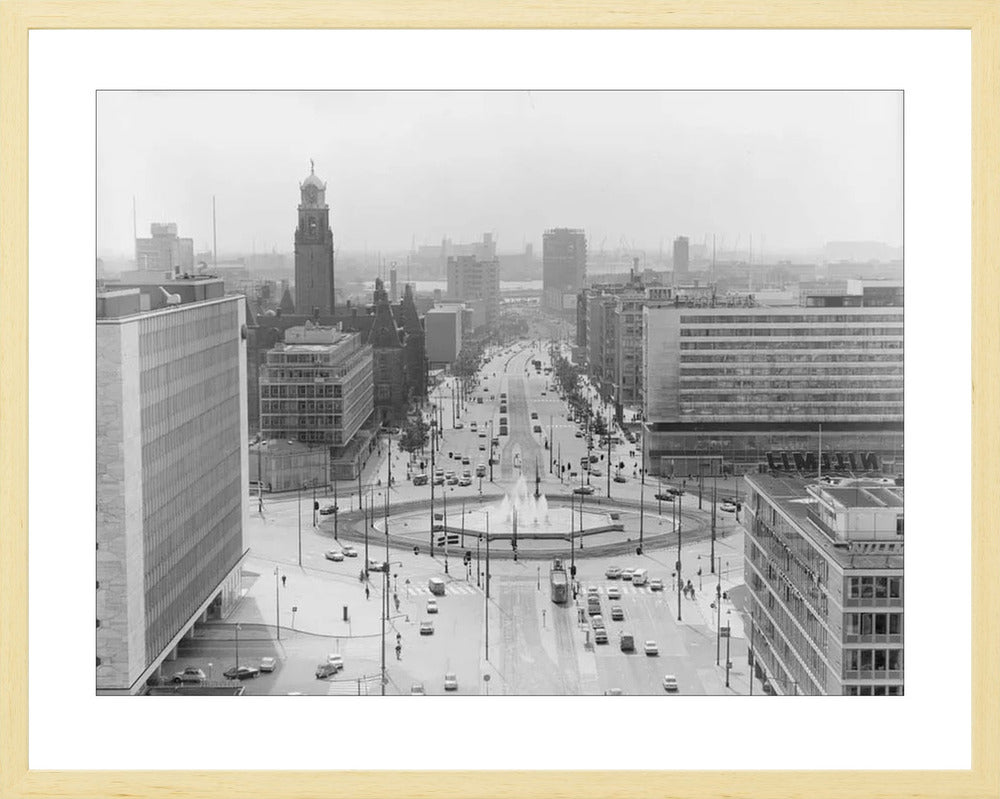 Hofplein en de Coolsingel - 1968