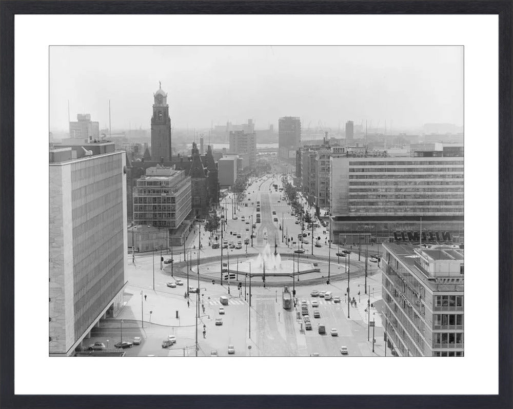 Hofplein en de Coolsingel - 1968