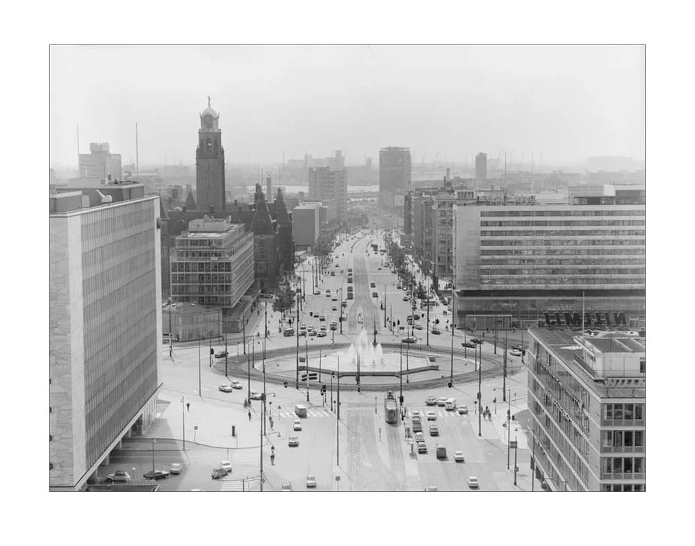 Hofplein en de Coolsingel - 1968