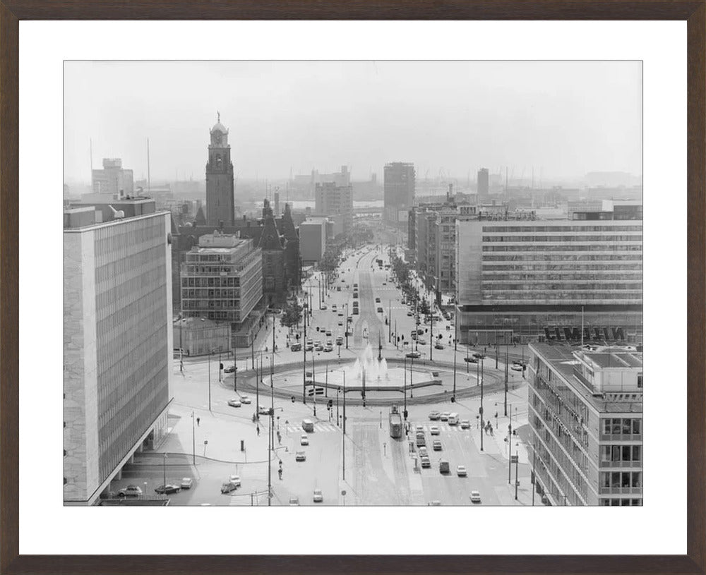 Hofplein en de Coolsingel - 1968