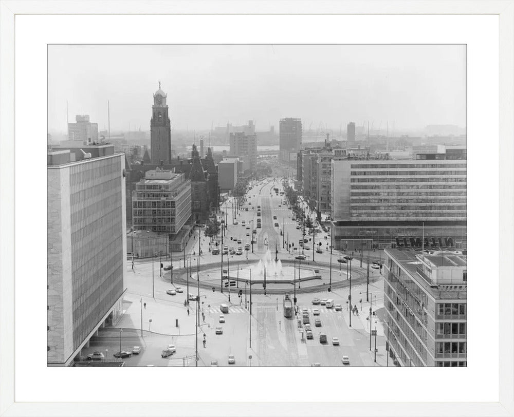 Hofplein en de Coolsingel - 1968