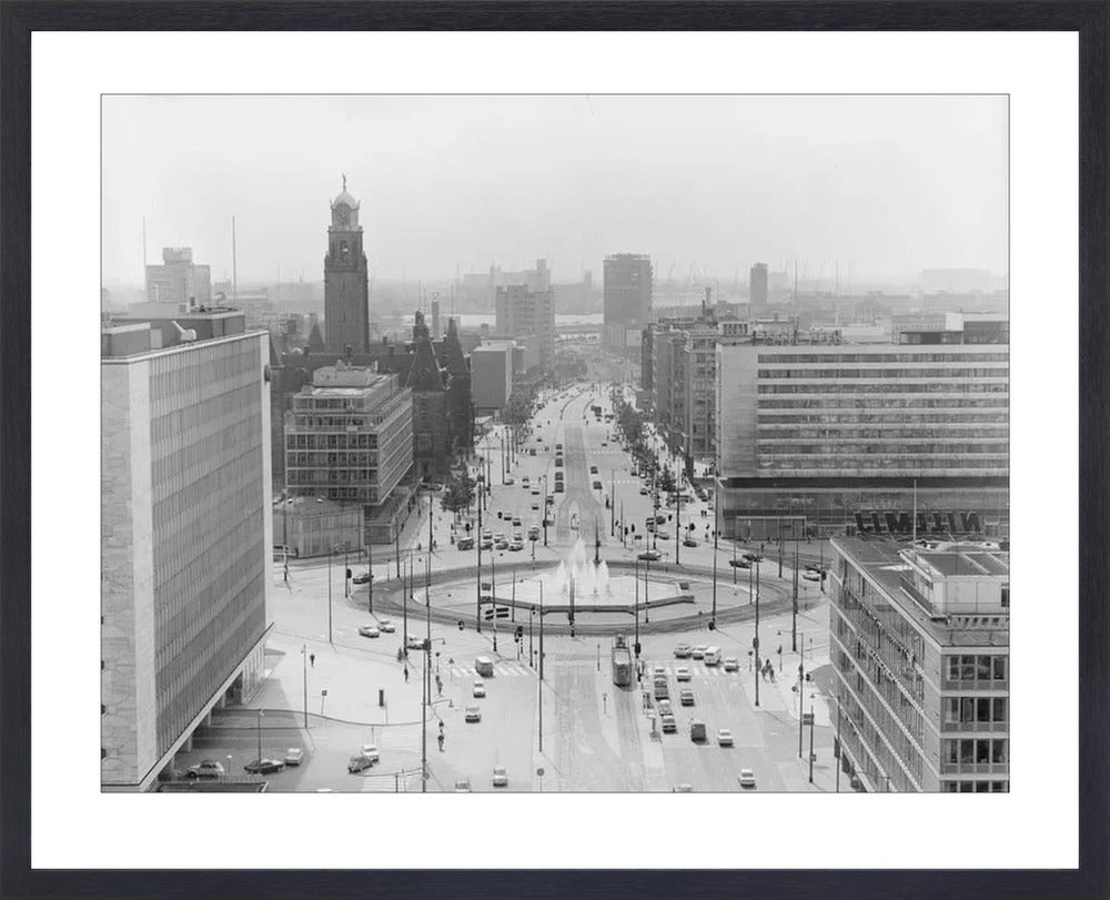 Hofplein en de Coolsingel - 1968