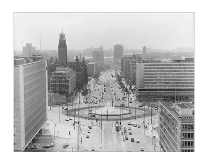 Hofplein en de Coolsingel - 1968
