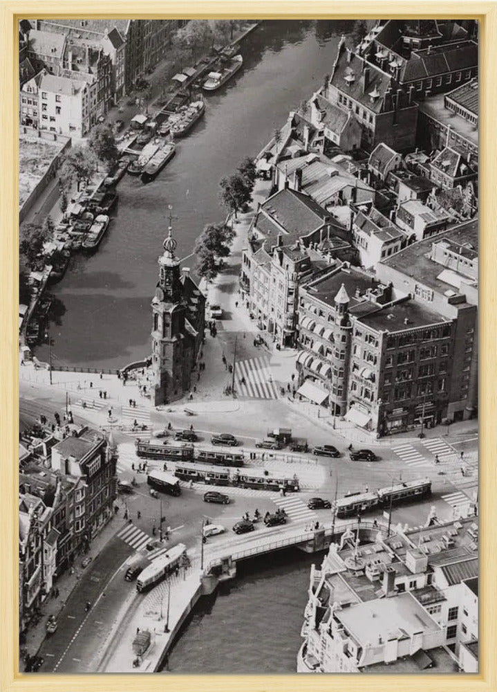 Het Muntplein van Boven - 1949