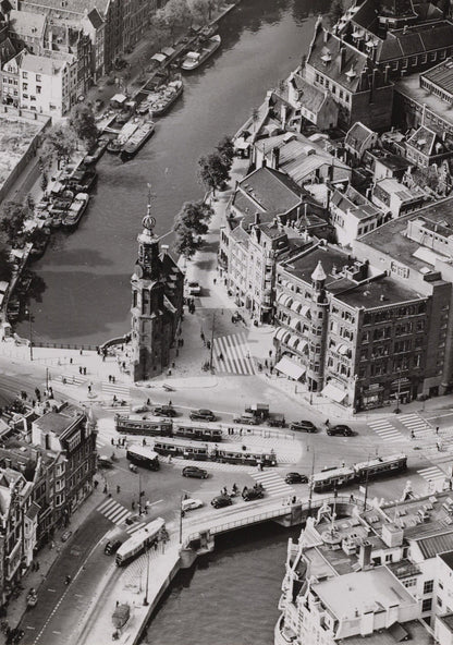 Het Muntplein van Boven - 1949