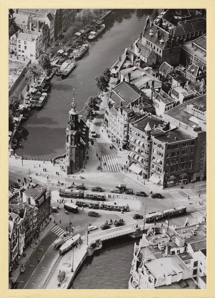 Het Muntplein van Boven - 1949