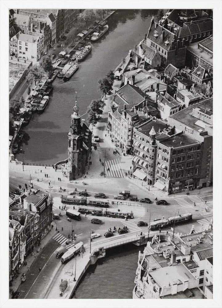 Het Muntplein van Boven - 1949