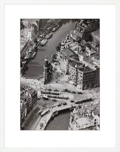 Het Muntplein van Boven - 1949