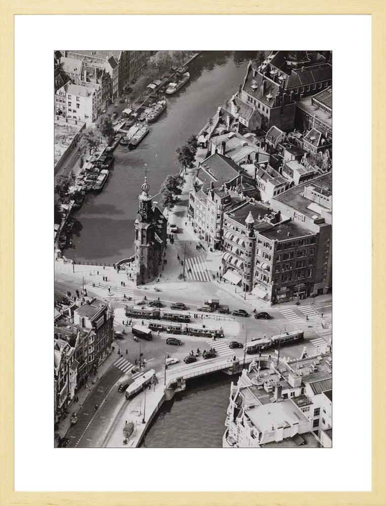 Het Muntplein van Boven - 1949