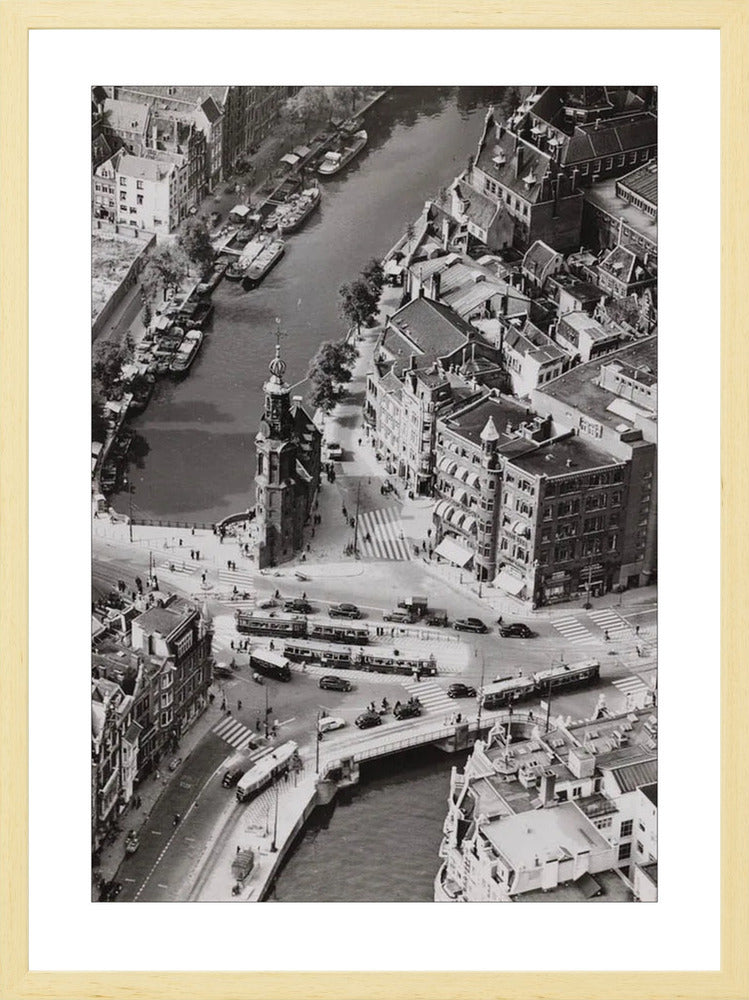 Het Muntplein van Boven - 1949