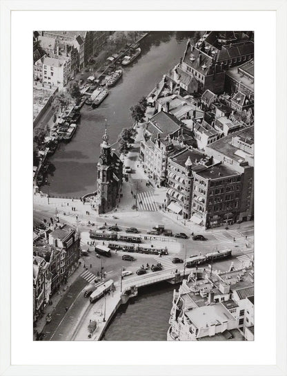 Het Muntplein van Boven - 1949