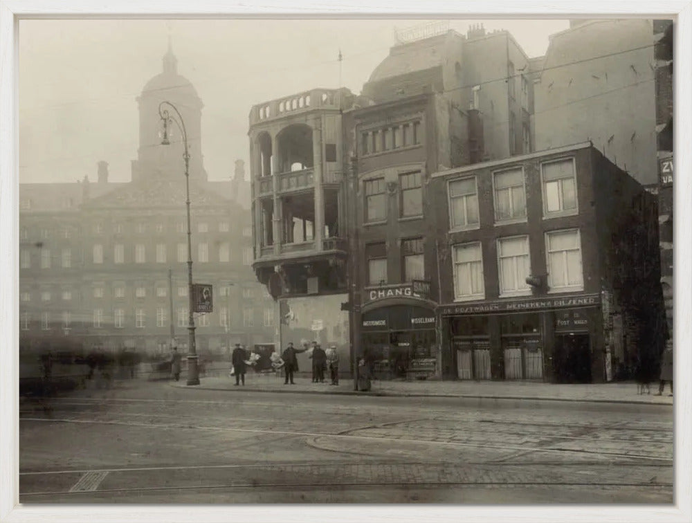 Het Damrak en het Koninklijk Paleis - 1928
